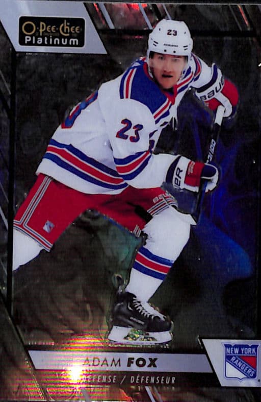 2023-24 O-Pee-Chee Platinum Liquid Metal New York Rangers Adam Fox #45 /399