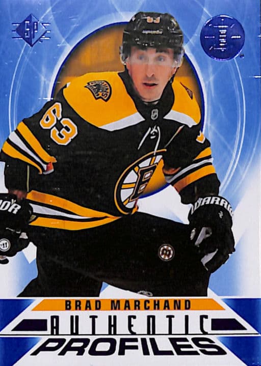Brad Marchand 2020-21 Upper Deck Authentic Profiles AP-7 Boston Bruins