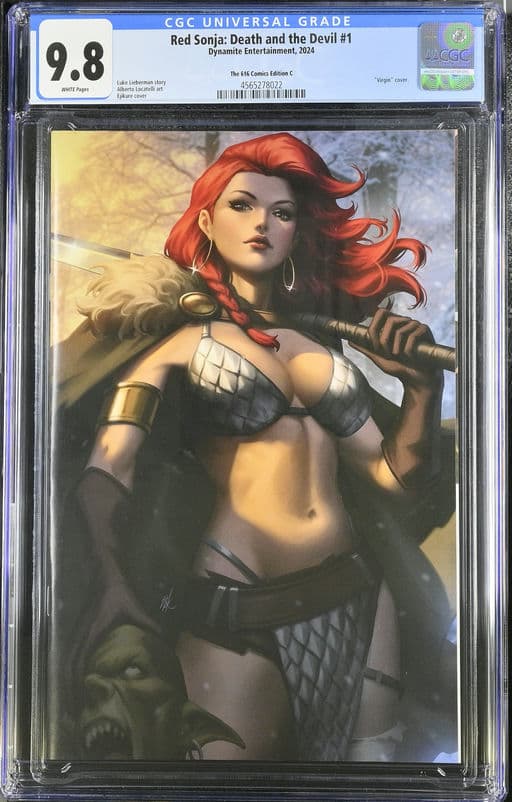 Red Sonja: Death and the Devil #1 2024 Ejikure Virgin Cover Variant C CGC 9.8