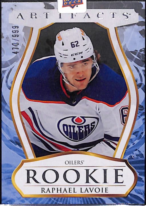 Raphael Lavoi 2023-24 Upper Deck Artifacts Stars ROOKIE #212 Oilers /999