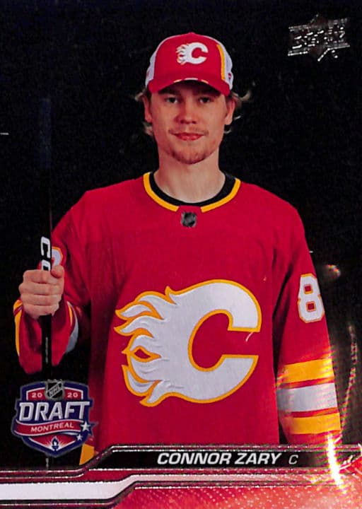 2023-24 Upper Deck Draft Calgary Flames Connor Zary #737