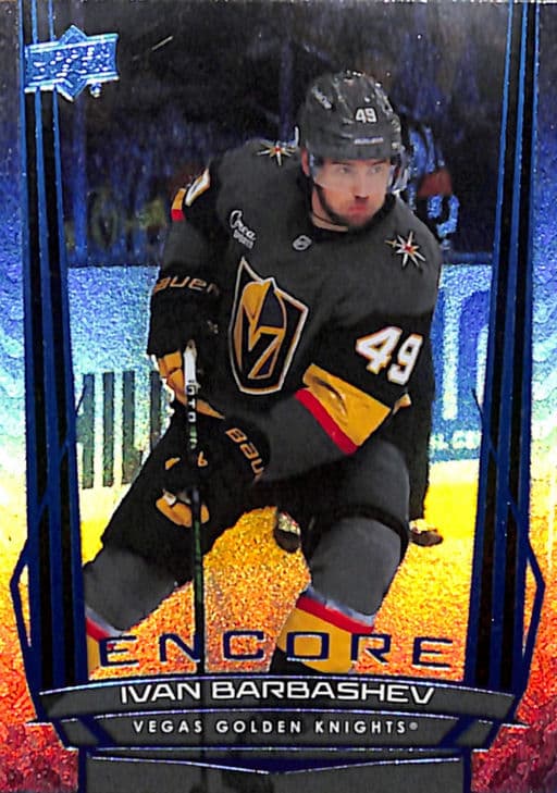 Ivan Barbashev 2025-26 Upper Deck Series 1 Encore Blue E-68 Vegas Golden Knights