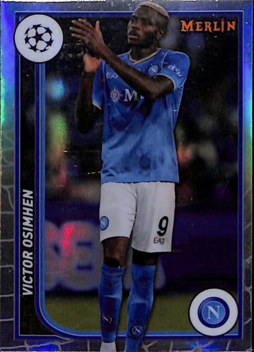 Victor Osimhen 2024 Topps Merlin #124 Refractor SSC Napoli