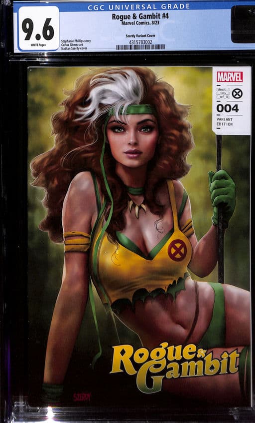 Rogue & Gambit #4 Szerdy Variant Cover 9.6
