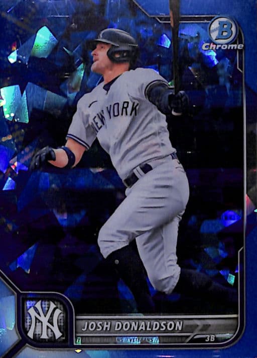 Josh Donaldson 2022 Bowman Chrome Sapphire #59 New York Yankees