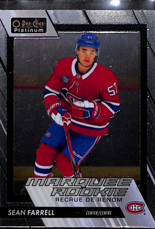 Sean Farrell 2023-24 O-Pee-Chee Platinum Marquee Rookie #267 Montreal Canadiens