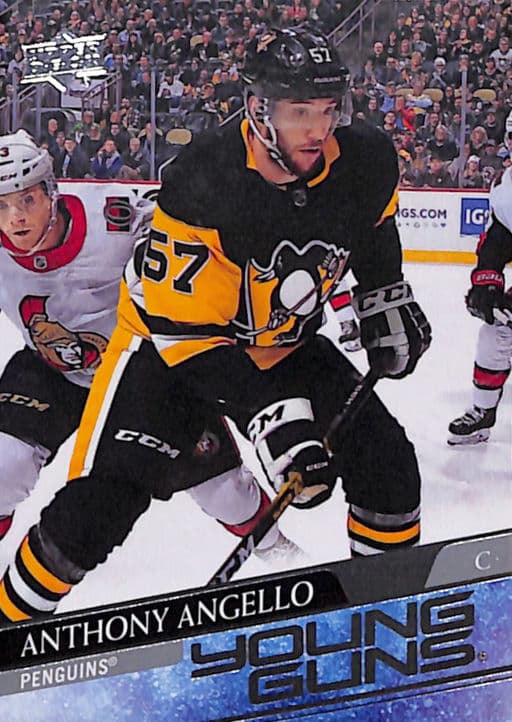 Anthony Angello 2020-21 Upper Deck Young Guns #472 Pittsburgh Penguins