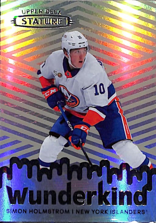 2022-23 Upper Deck Wunderkind Grey New York Islanders Simon Holmstrom W-45