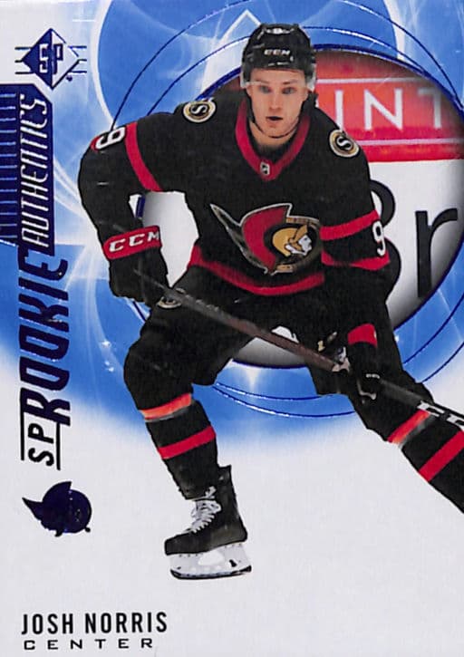 Josh Norris 2020-21 Upper Deck Rookie Authentics #135 Otawwa Senators