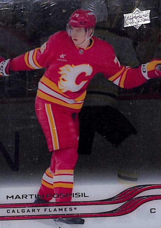 Martin Pospisil 2025-26 Upper Deck Clear Cut #20 Calgary Flames