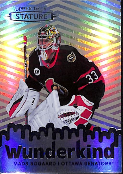 2022-23 Upper Deck Wunderkind Grey Ottawa Senators Mads Sogaard W-21