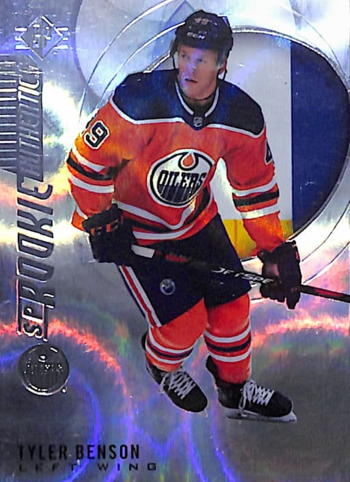 Tyler Benson 2020-21 Upper Deck Rookie Authentics #122 Foil Edmonton Oilers