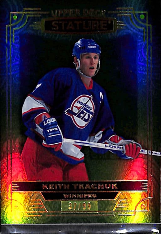 2022-23 Upper Deck Stature Green Winnipeg Jets Keith Trachuk #22 /99