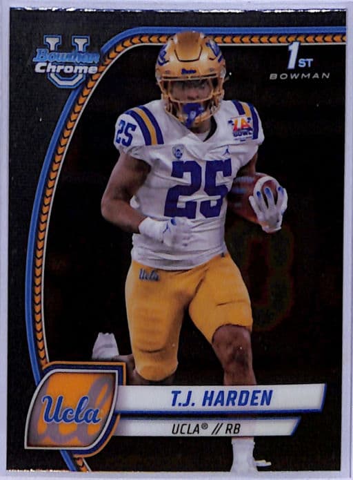 2024 Bowman University Chrome T.J. Harden #165