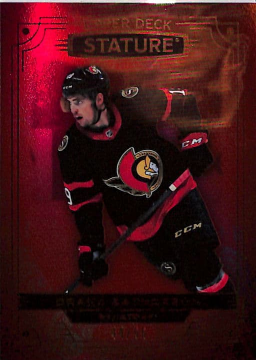 2022-23 Upper Deck Stature Orange Ottawa Senators Drake Batherson #35 /55