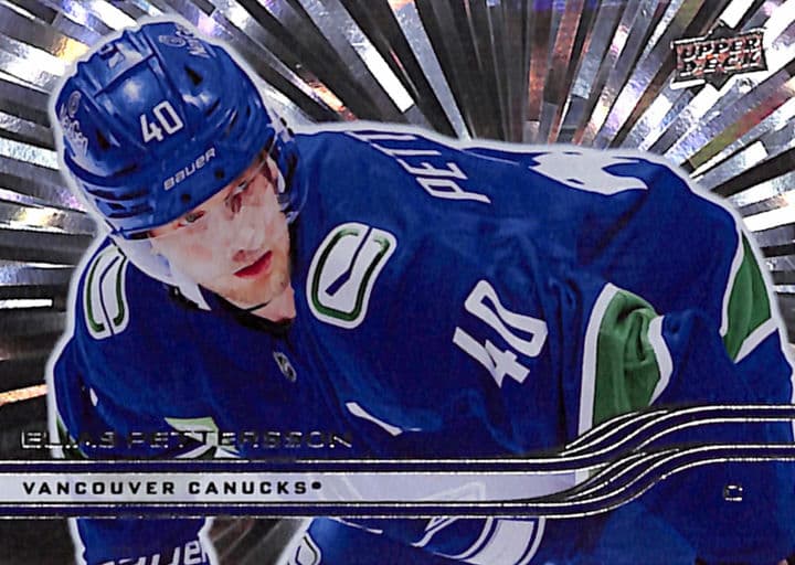 Elias Pettersson 2025-26 Upper Deck Series 1 #176 Outburst Vancouver Canucks