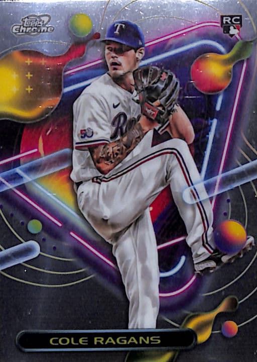 Cole Ragans 2023 Topps Chrome Cosmic #69 ROOKIE Texas Rangers
