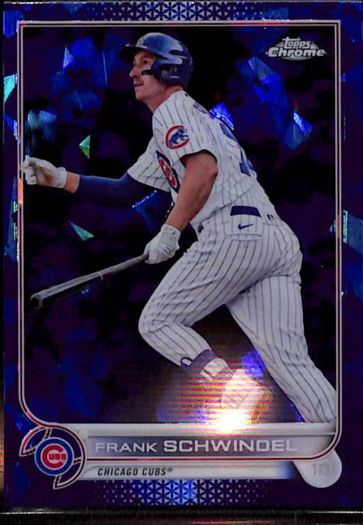 Frank Schwindel 2022 Topps Chrome Sapphire #468 Chicago Cubs