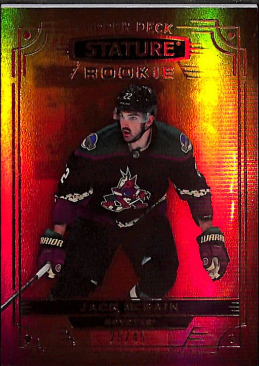 2022-23 Upper Deck Stature Arizona Coyotes Jack McBain Rookie #125 /45