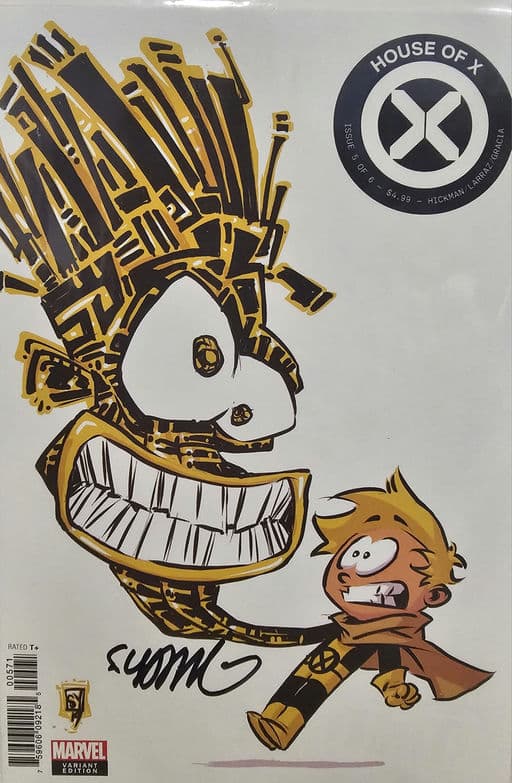 VF House of X #5 SIGNED Skottie Young Variant WITH CERTIFICATE
