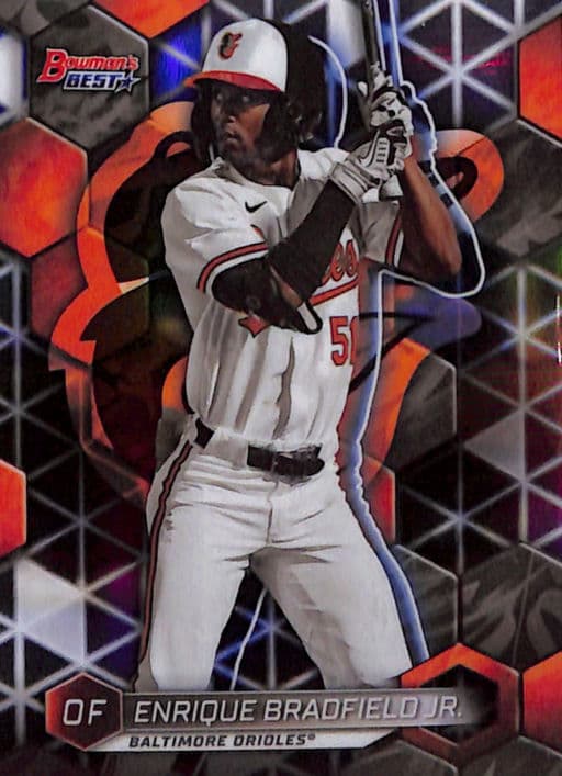 2023 Bowman's Best Baltimore Orioles Enrique Bradfield Jr. Refractor TP-15