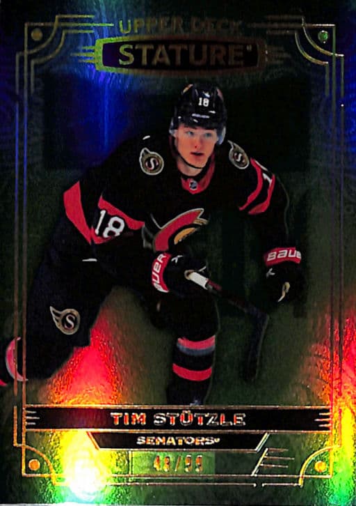 2022-23 Upper Deck Stature Green Ottawa Senators Tim Stutzle #31 /99
