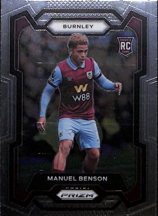 Manuel Benson 2023-24 Panini Prizm #269 ROOKIE Burnley