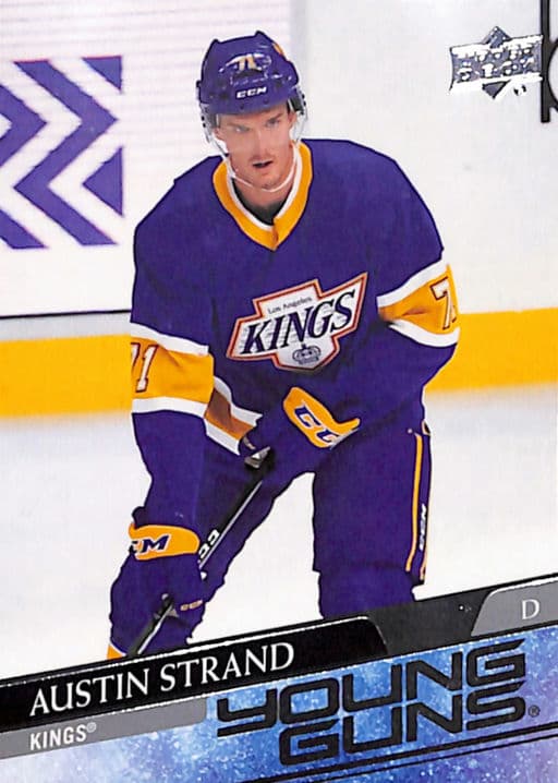 Austin Strand 2020-21 Upper Deck Young Guns #722 LA Kings