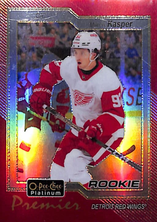 Marco Kasper 2023-24 O-Pee-Chee Platinum Premier Rookie OPC-23 Red