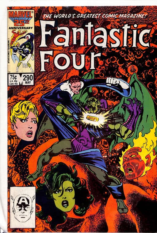 VF Fantastic Four #290 Josh Byrne (1986)