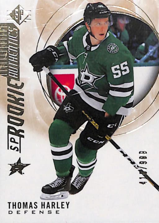 Thomas Harley 2020-21 Upper Deck Rookie Authentics #110 RC /999 Dallas Stars