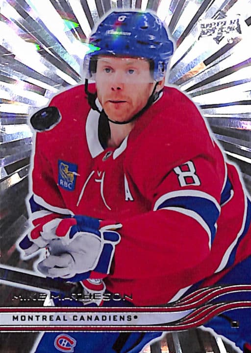 Mike Matheson 2025-26 Upper Deck Series 1 #88 Outburst Montreal Canadiens