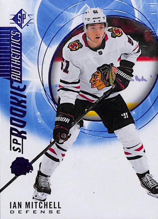 Ian Mitchell 2020-21 Upper Deck Rookie Authentics #134 Chicago Blackhawks