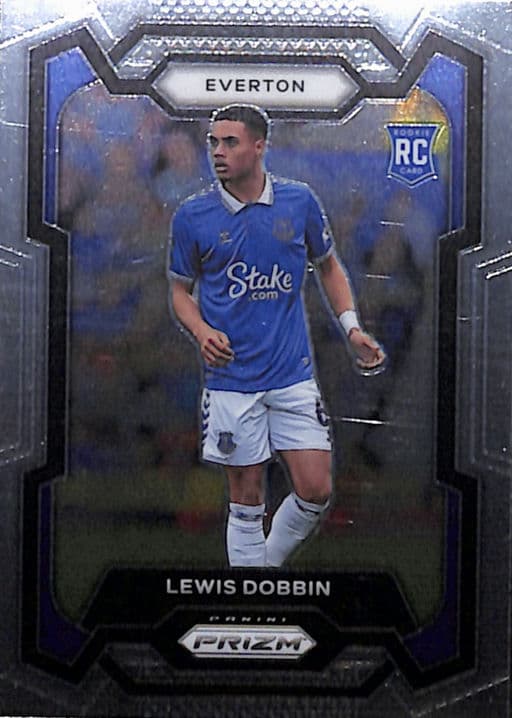 Lewis Dobbin 2023-24 Panini Prizm #252 ROOKIE Everton