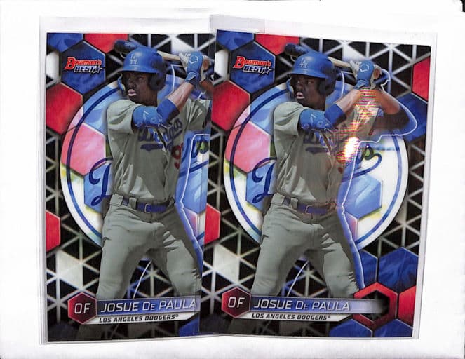 2023 Bowman's Best Los Angeles Dodgers Josue De Paula TP-17 *2 CARDS*