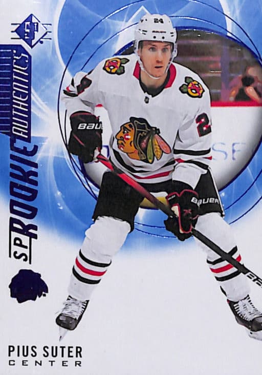 Pius Suter 2020-21 Upper Deck Rookie Authentics #131 Chicago Blackhawks