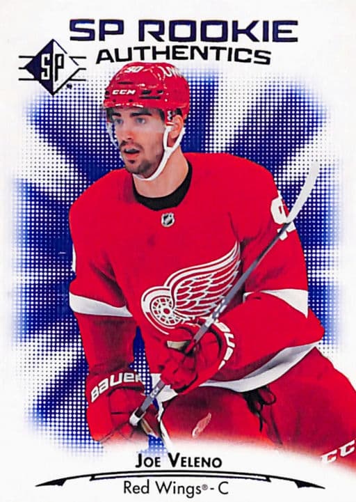 Joe Veleno 2021-22 SP Rookie Authentics #114 Detroit Red Wings