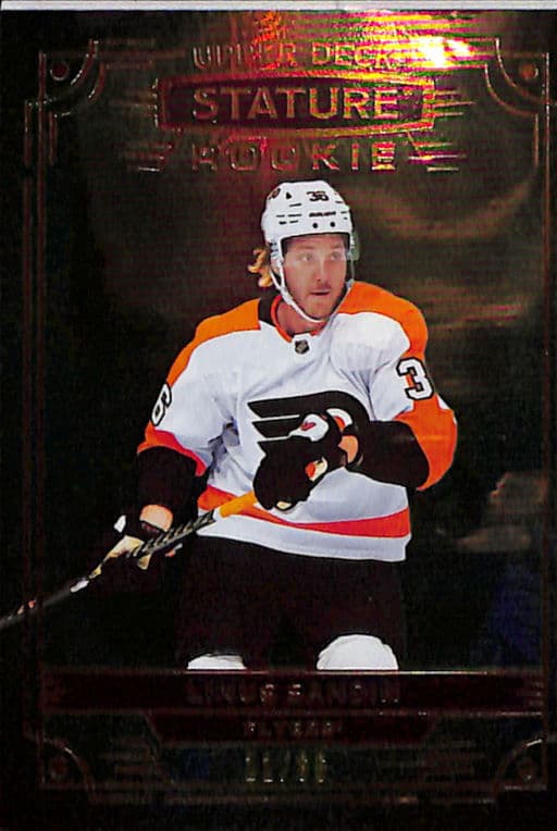2022-23 Upper Deck Stature Green Philadelphia Flyers Linus Sandin RC #151 /66