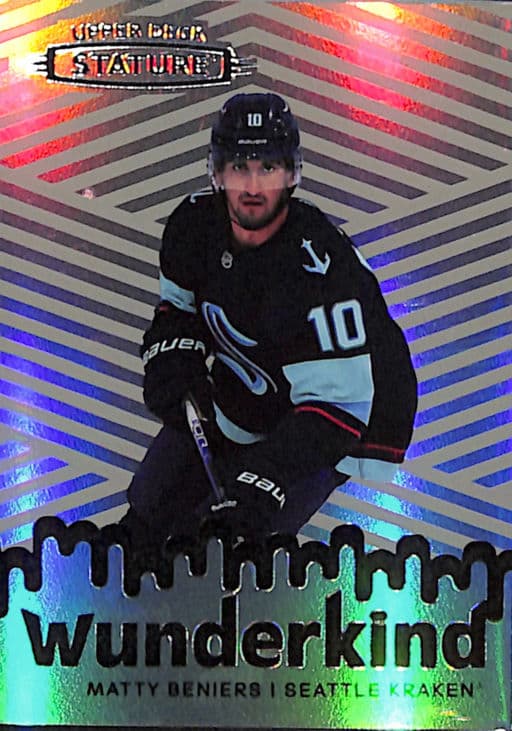 2022-23 Upper Deck Wunderkind Grey Seattle Kraken Matty Beniers W-24