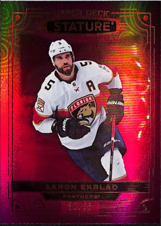 2022-23 Upper Deck Stature Red Florida Panthers Aaron Ekbald #73 /33