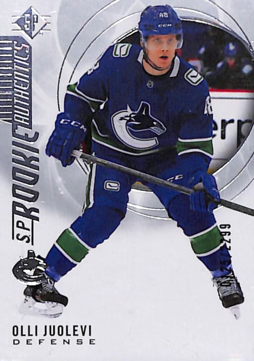 Olli Juolevi 2020-21 Upper Deck Rookie Authentics #132 Vancouver Canucks /2299