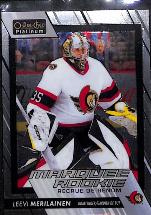 Leevi Merilainen 2023-24 O-Pee-Chee Platinum Marquee Rookie #273 Ottawa Senators