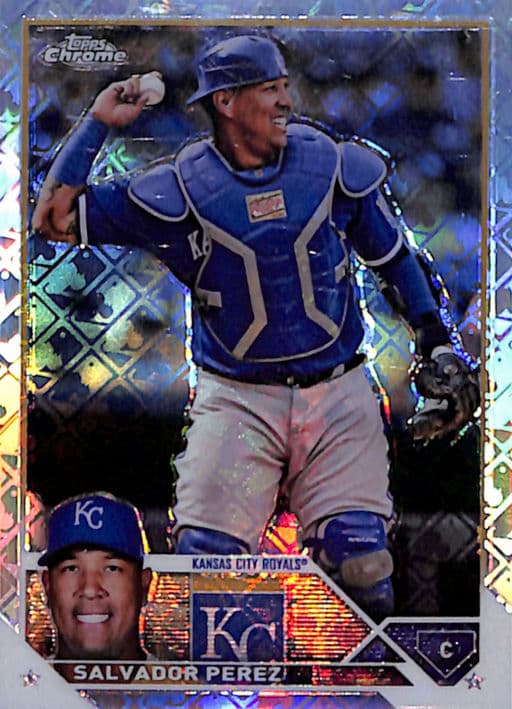 Salvador Perez 2023 Topps Chrome #165 Logofractor Kansas City Royals