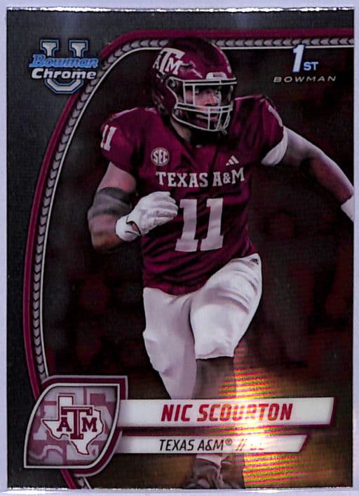 2024 Bowman University Chrome Nic Scourton #137