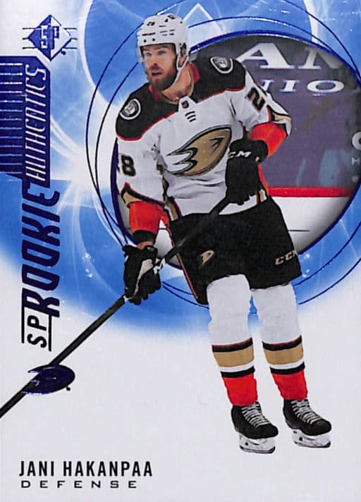 Jani Hakanpaa 2020-21 Upper Deck Rookie Authentics #117 Anaheim Ducks