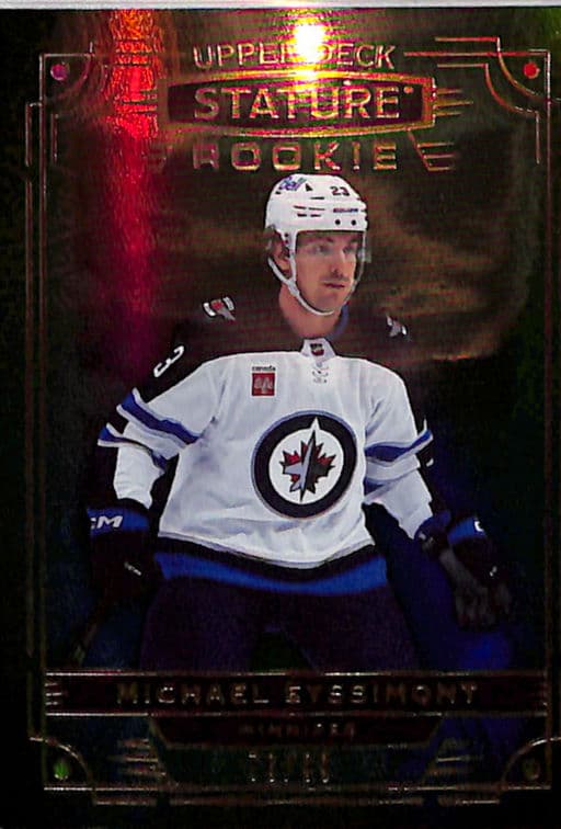 2022-23 Upper Deck Stature Green Winnipeg Jets Michael Eyssimont RC #117 /99