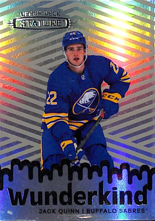 2022-23 Upper Deck Wunderkind Grey Buffalo Sabres Jack Quinn W-6