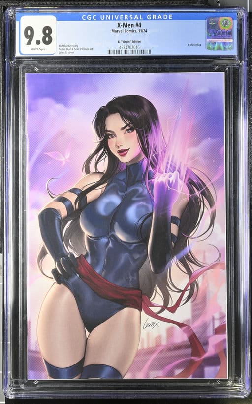 X-Men #4 Li Virgin Edition 2024 CGC 9.8 Graded Comic Key Issue Marvel
