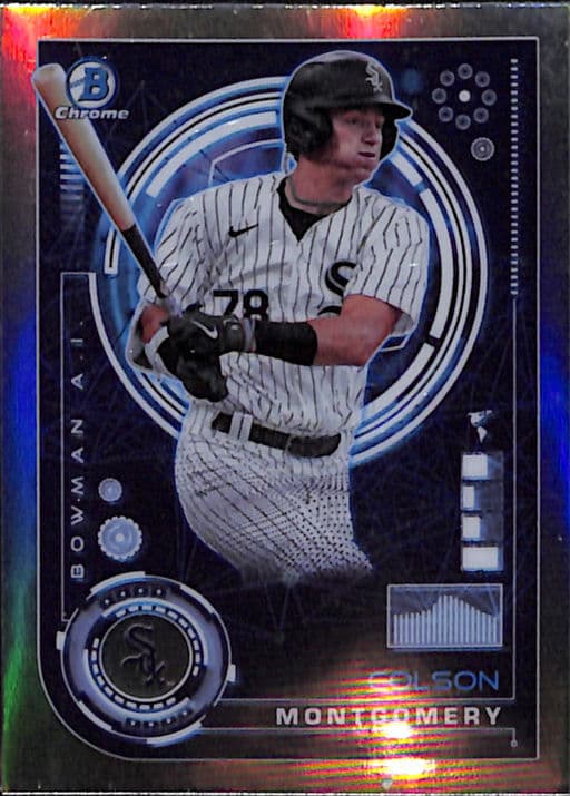 2024 Bowman Chrome AI Refractor Colson Montgomery BAI-9 Chicago White Sox