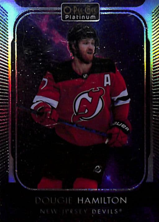 Dougie Hamilton 2021-22 O-Pee-Chee Cosmic #177 New Jersey Devils /65